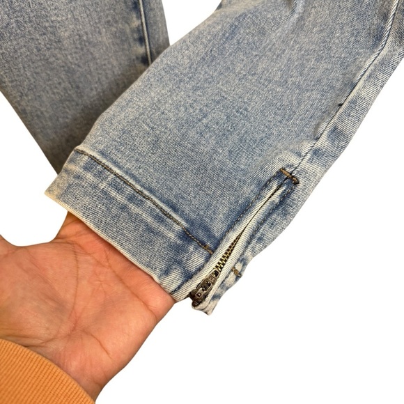 Kut from the Kloth Reese Straight leg zipper hem cropped jeans 4 L - Picture 7 of 15